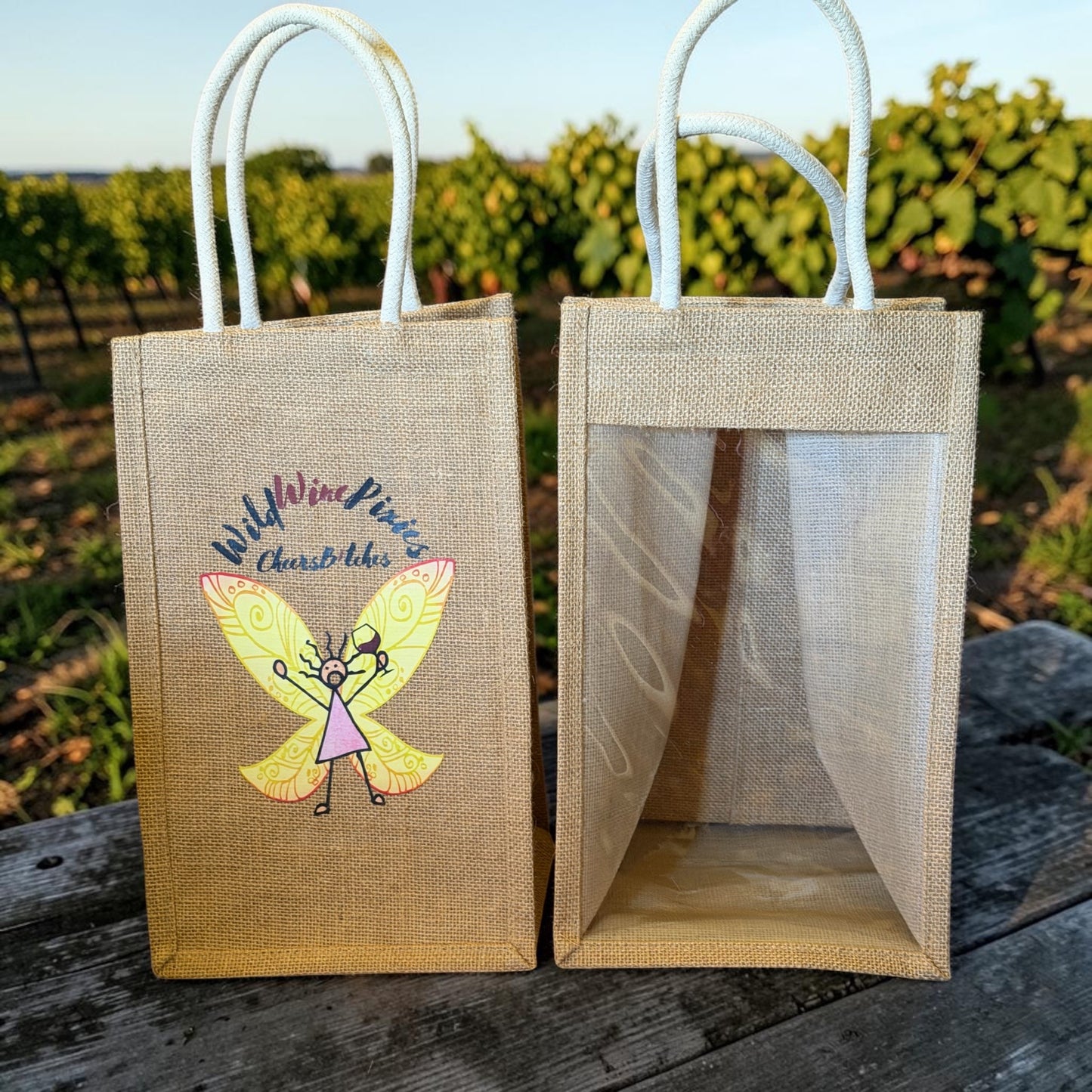 Wine Pixie Wine Bottle Totes